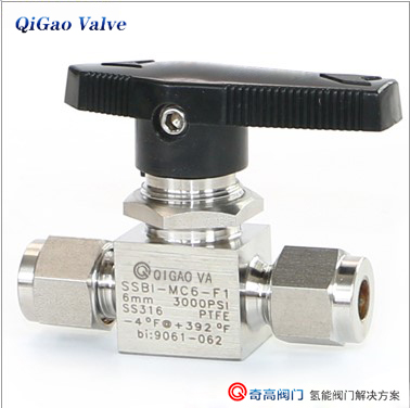 一體式6mm卡套球閥 一體式6mm卡套球閥
